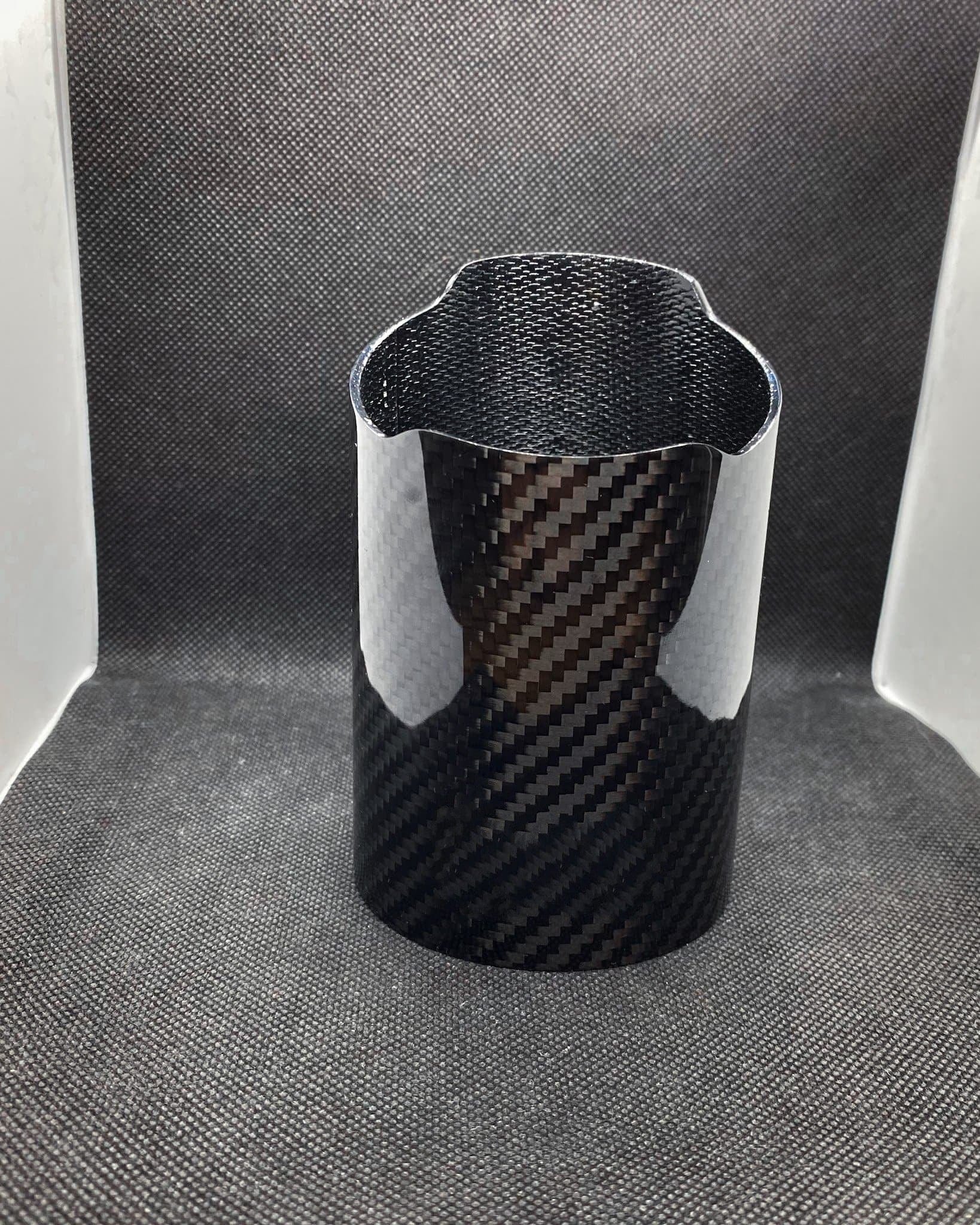 Akrapovic Style Carbon Fibre Exhaust Tip Covers (76mm - 114mm) - Twenty Two Tuning Exhaust Tips