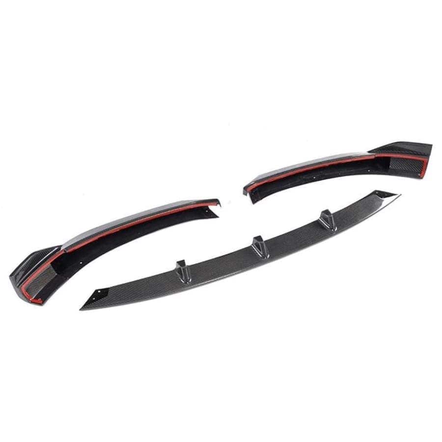 Audi A3 (8V) Saloon Facelift Carbon Fibre Front Lip Spoiler - Twenty Two Tuning Front Lip