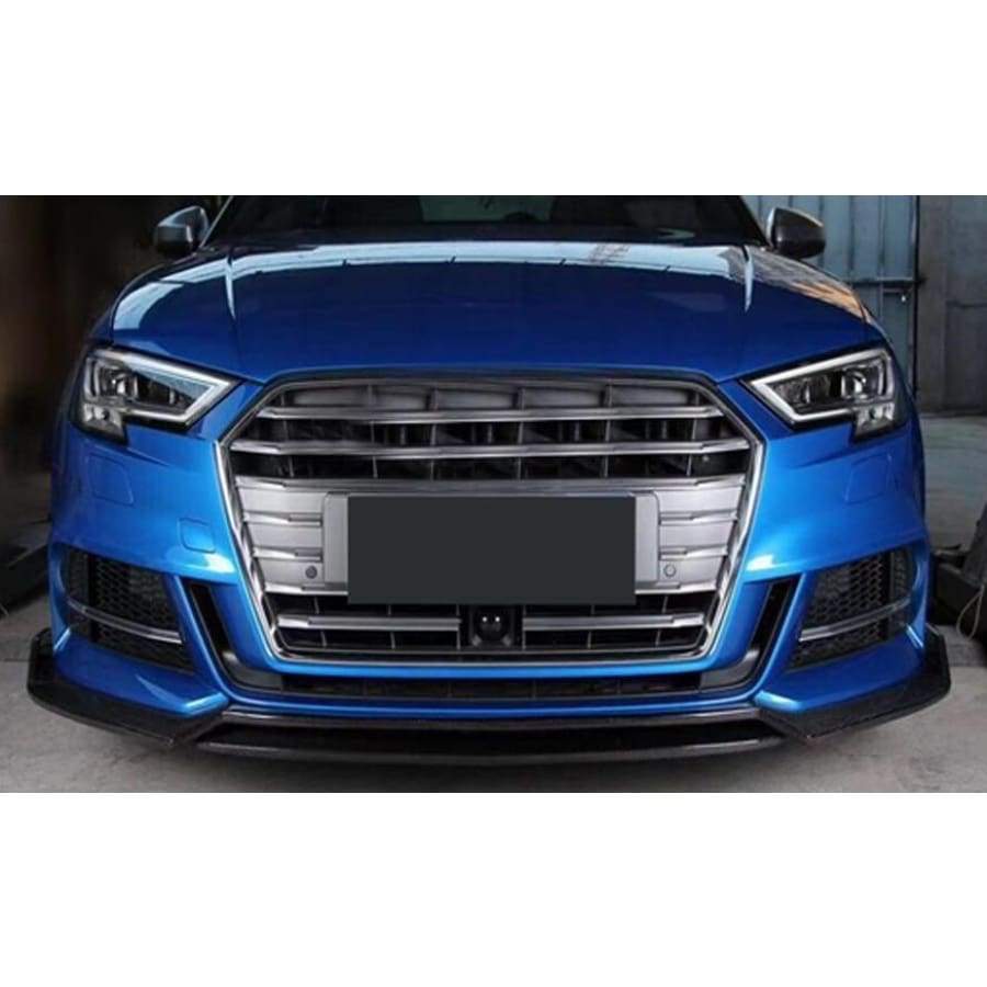 Audi A3/S3 (8V) S Line Facelift Carbon Fibre Front Lip Spoiler - Twenty Two Tuning Front Lip