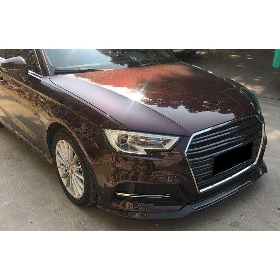 Audi A3/S3 (8V) S Line Hatchback Facelift Carbon Fibre Front Lip Spoiler - Twenty Two Tuning Front Lip