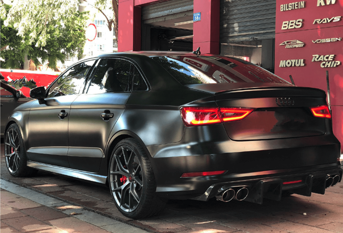Audi A3/S3 (8V) Saloon Pre-Facelift Karbel Style Carbon Fibre Rear Diffuser - Twenty Two Tuning Rear Diffuser