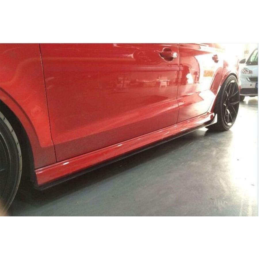 Audi A3/S3 (8V) Saloon X Design Carbon Fibre Side Skirts - Twenty Two Tuning Side Skirts