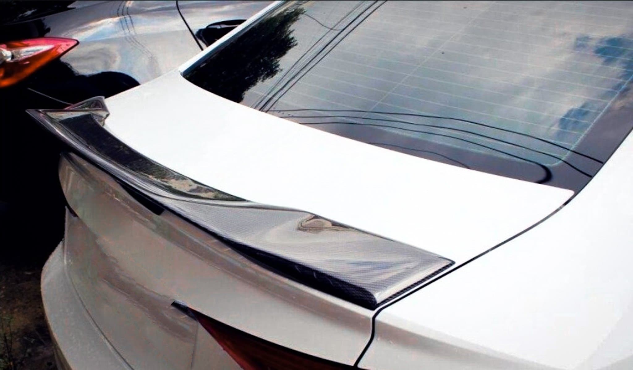 Audi A3/S3/RS3 (8V) Saloon Renntech Style Carbon Fibre Rear Spoiler - Twenty Two Tuning Rear Spoiler