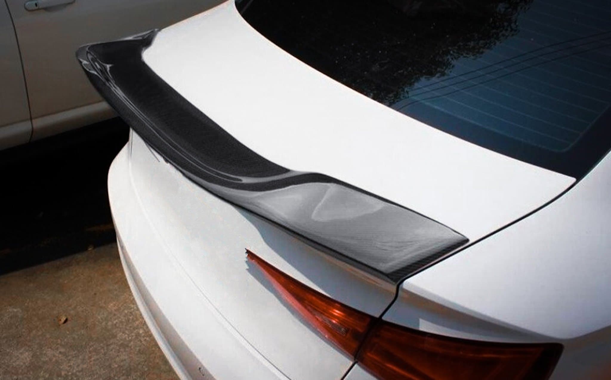 Audi A3/S3/RS3 (8V) Saloon Renntech Style Carbon Fibre Rear Spoiler - Twenty Two Tuning Rear Spoiler