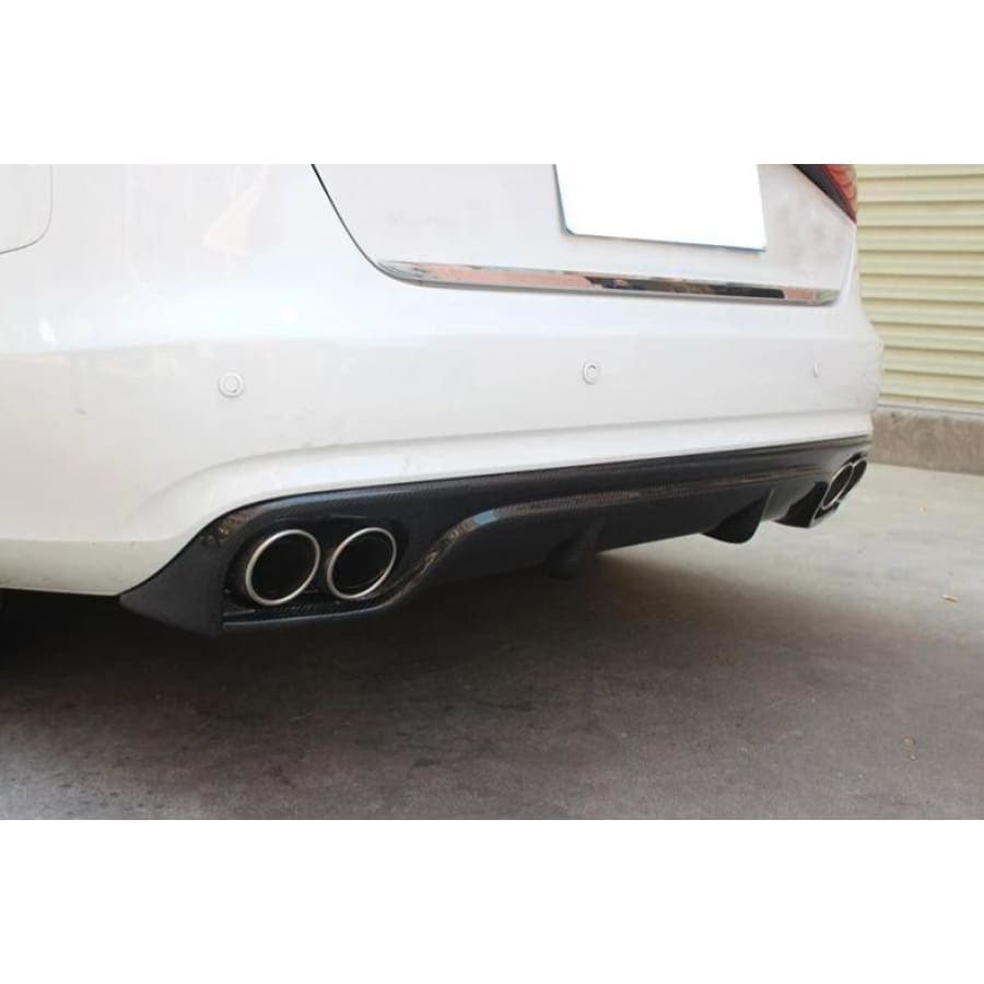Audi A4 Non S Line (B8.5) OT Style Carbon Fibre Rear Bumper Diffuser - Twenty Two Tuning Rear Diffuser