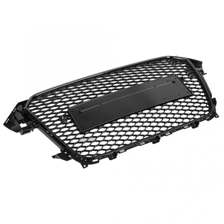 Audi A4/S4 (B8.5) RS4 Style Gloss Black Honeycomb Front Grille - Twenty Two Tuning Front Grille