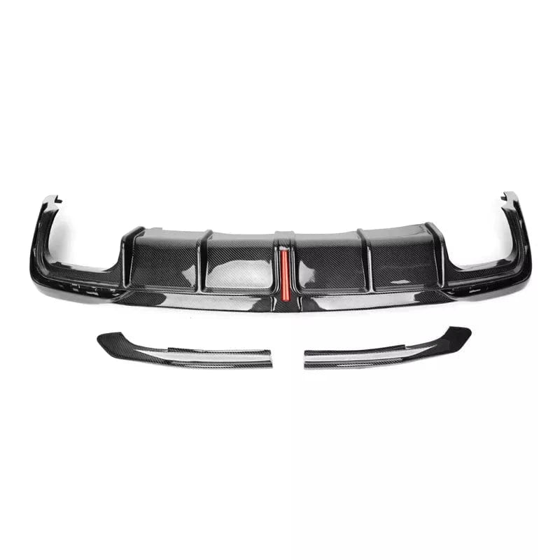 Audi A4/S4 (B9.5) Karbel Style Carbon Fiber Rear Diffuser - Twenty Two Tuning Rear Diffuser