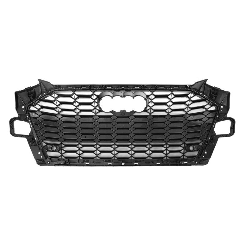 Audi A4/S4 (B9.5) RS4 Style Gloss Black Honeycomb Front Grille - Twenty Two Tuning Front Grille