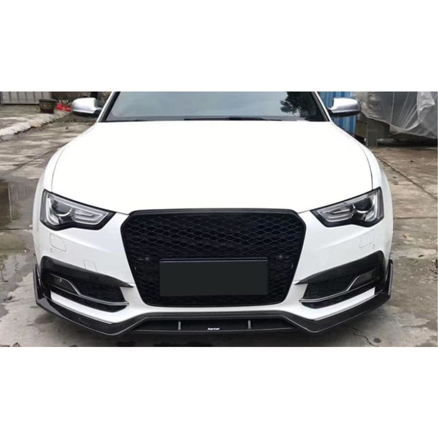 Audi A5/S5 (B8.5) S Line Carbon Fibre Front Fog Cover Surrounds - Twenty Two Tuning Front Canards/Bumper Inserts
