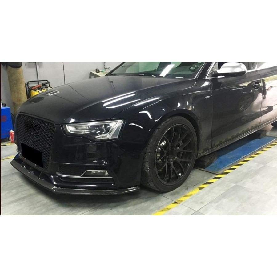 Audi A5/S5 (B8.5) S Line X Design Carbon Fibre Front Bumper Lip Spoiler - Twenty Two Tuning Front Lip