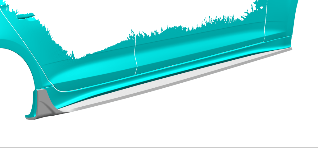 Audi A5/S5 (B9.5) S Line Sportback Carbon Fibre Side Skirts - Twenty Two Tuning Side Skirts