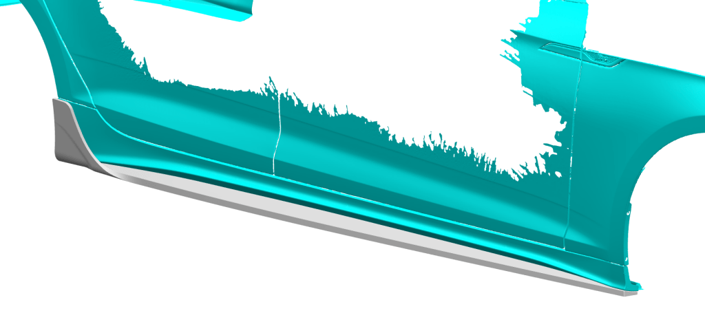 Audi A5/S5 (B9.5) S Line Sportback Carbon Fibre Side Skirts - Twenty Two Tuning Side Skirts