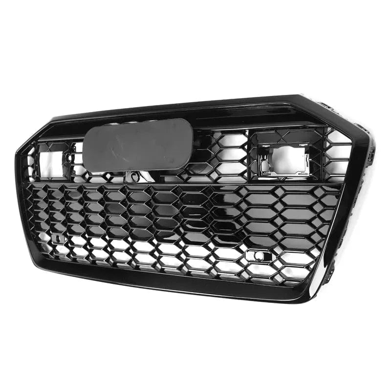 Audi A6/S6 (C8) RS6 Style Gloss Black Honeycomb Front Grille - Twenty Two Tuning Front Grille