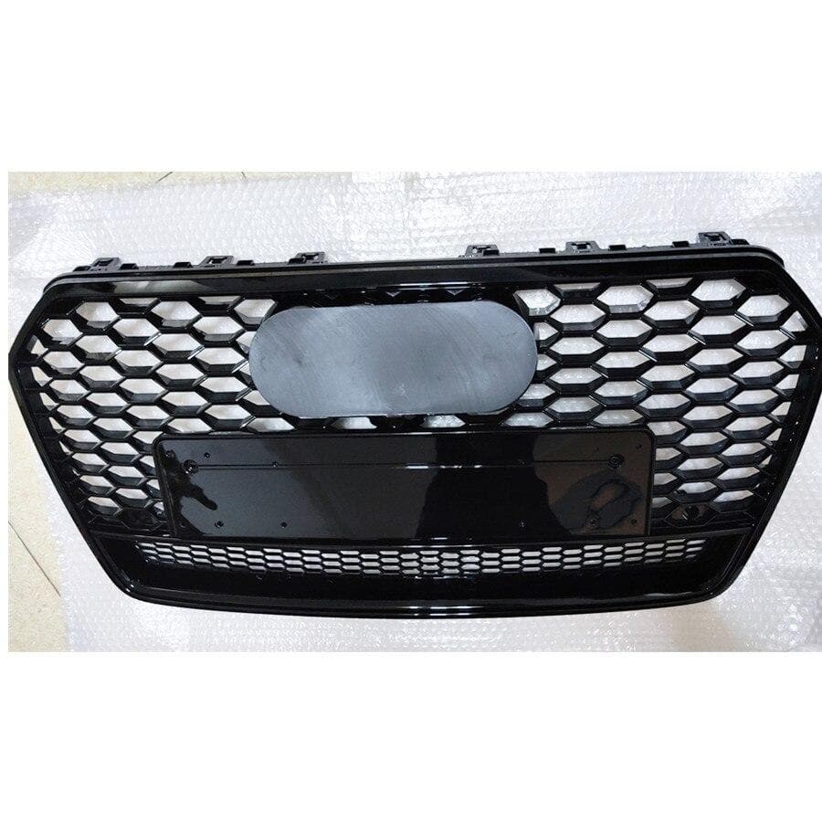 Audi A7/S7 (C7.5) RS7 Style Gloss Black Honeycomb Front Grille V2 - Twenty Two Tuning Front Grille