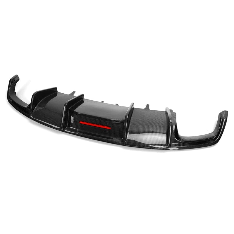 Audi A7/S7 (C7.5) S Line Karbel Style Carbon Fiber Rear Diffuser - Twenty Two Tuning Rear Diffuser