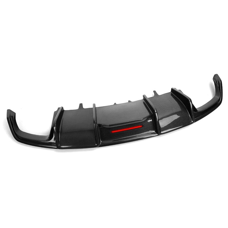 Audi A7/S7 (C7.5) S Line Karbel Style Carbon Fiber Rear Diffuser - Twenty Two Tuning Rear Diffuser