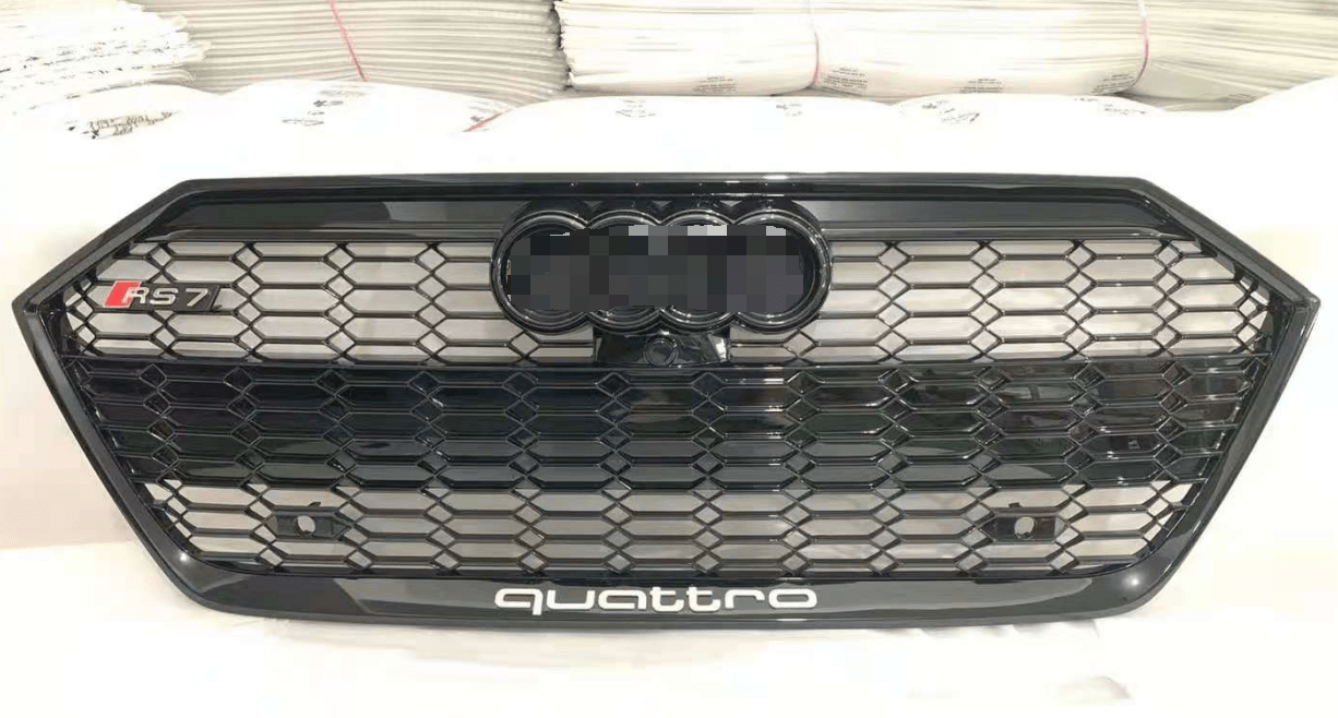 Audi A7/S7 (C8) OEM Style Gloss Black RS7 Front Grille - Twenty Two Tuning Front Grille