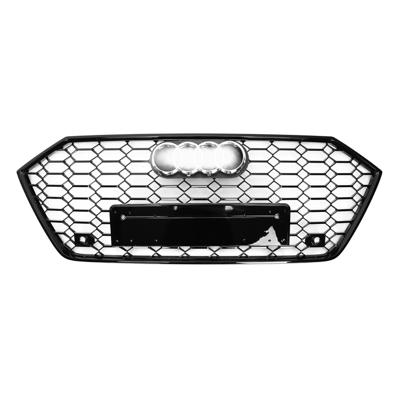 Audi A7/S7 (C8) RS7 Style Gloss Black Honeycomb Front Grille - Twenty Two Tuning Front Grille