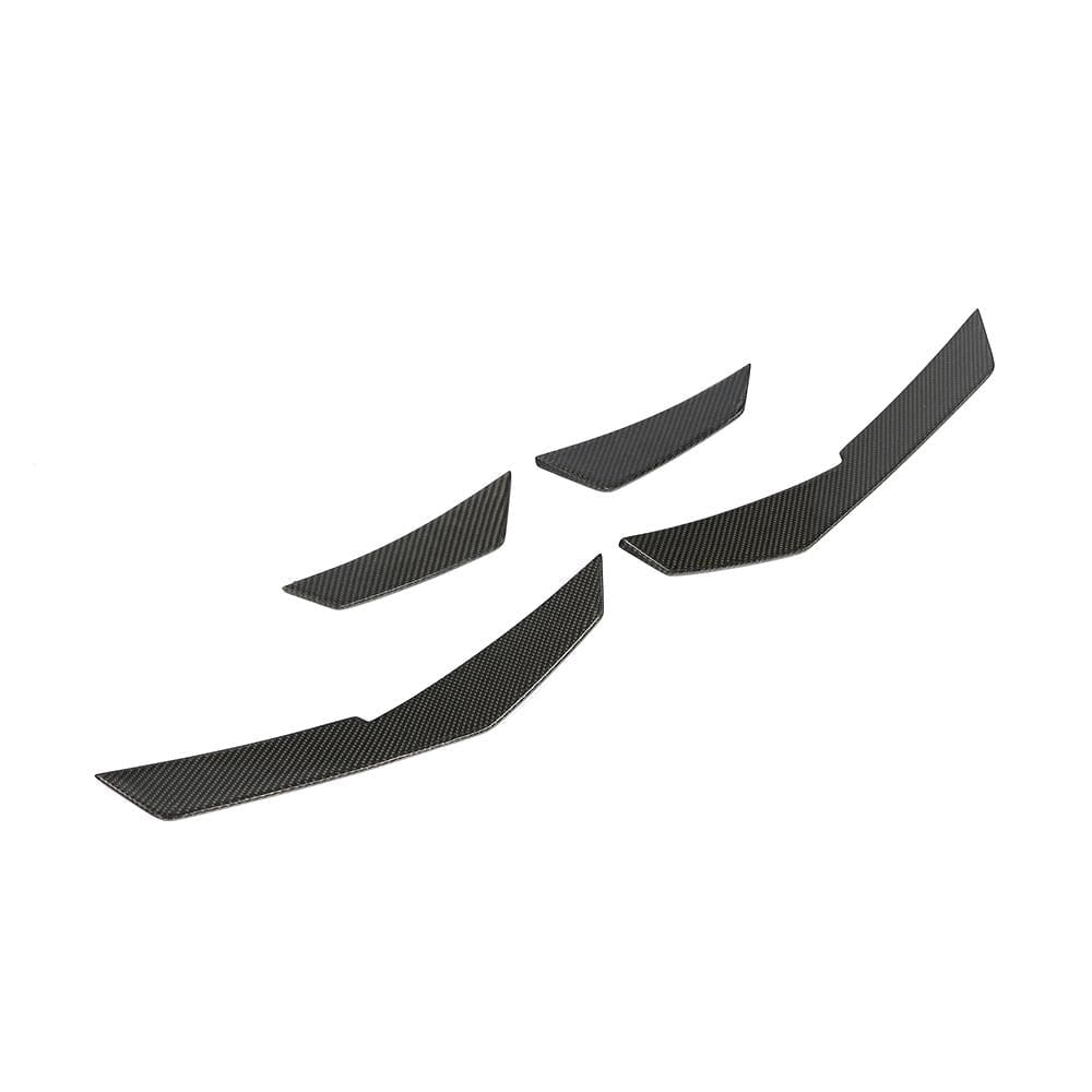 Audi R8 V10 (4S) OEM+ Performance Style Carbon Fibre Front Canards - Twenty Two Tuning Front Canards/Bumper Inserts