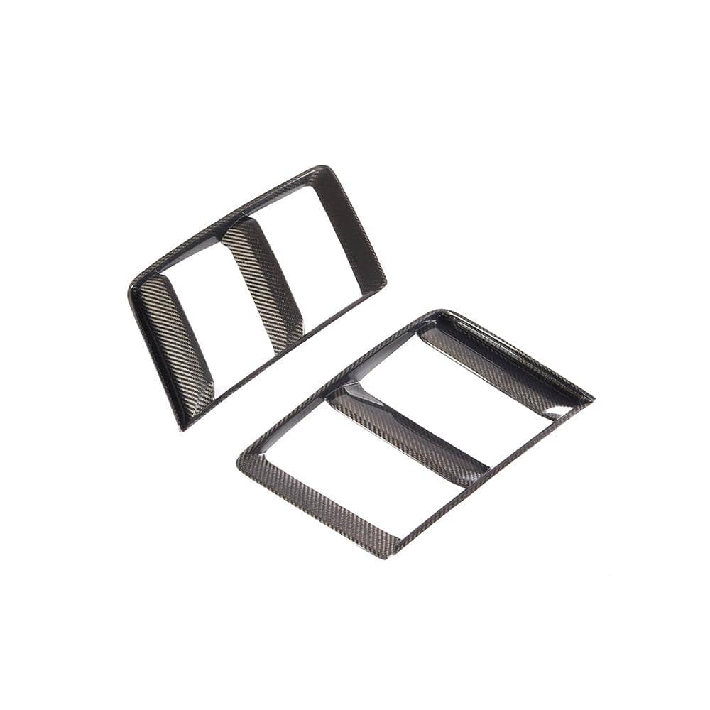 Audi R8 V10 (4S) OEM+ Performance Style Carbon Fibre Front Fog Trims - Twenty Two Tuning Front Canards/Bumper Inserts