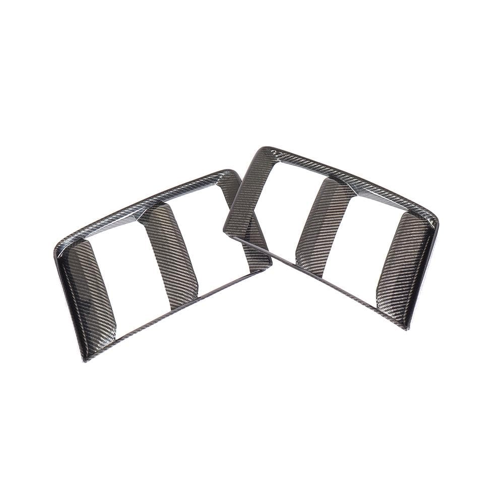 Audi R8 V10 (4S) OEM+ Performance Style Carbon Fibre Front Fog Trims - Twenty Two Tuning Front Canards/Bumper Inserts