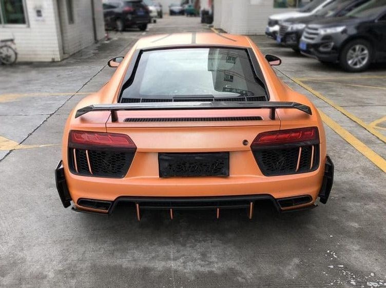 Audi R8 V10 (4S) OEM+ Performance Style Carbon Fibre Rear Bumper Canards - Twenty Two Tuning Rear Canards