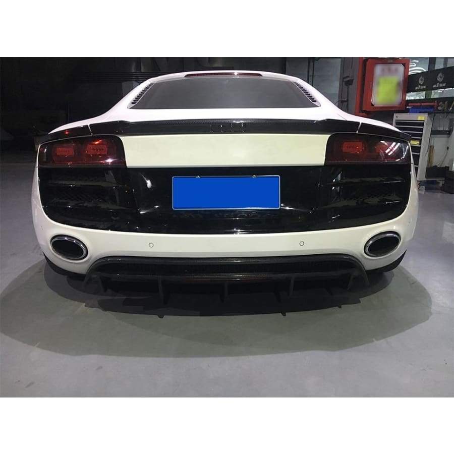 Audi R8 V8/V10 (Type 42) Carbon Fibre Rear Diffuser - Twenty Two Tuning Rear Diffuser