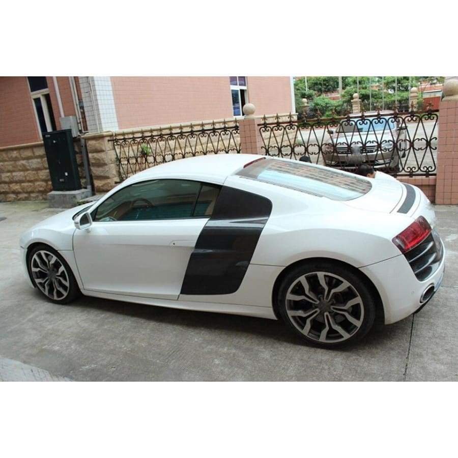 Audi R8 V8/V10 (Type 42) Carbon Fibre Side Blade Covers - Twenty Two Tuning Side Blade Kit