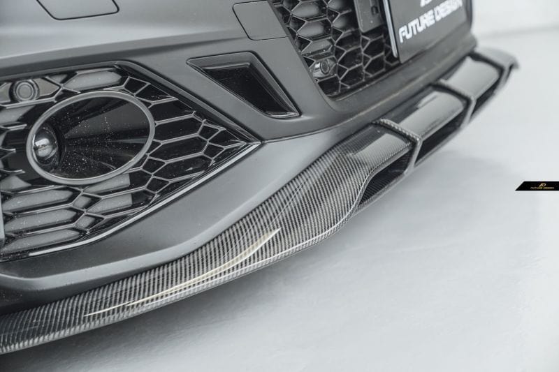Audi RS5 Sportback (B9/B9.5) Future Design Carbon Fibre Front Lip Spoiler - Future Design Front Lip