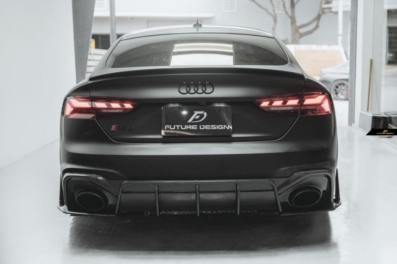 Audi RS5 Sportback (B9/B9.5) Future Design Carbon Fibre Rear Diffuser - Future Design Rear Diffuser