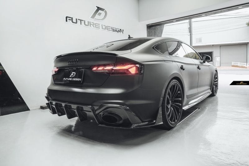 Audi RS5 Sportback (B9/B9.5) Future Design Carbon Fibre Side Skirts - Future Design Side Skirts