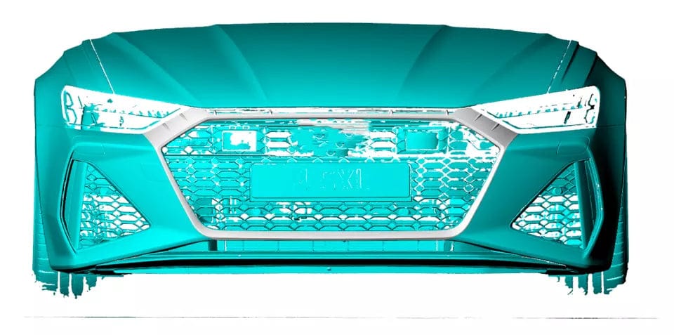 Audi RS6 Avant (C8) RS Style Carbon Fibre Front Grille Surround - Twenty Two Tuning Front Grille