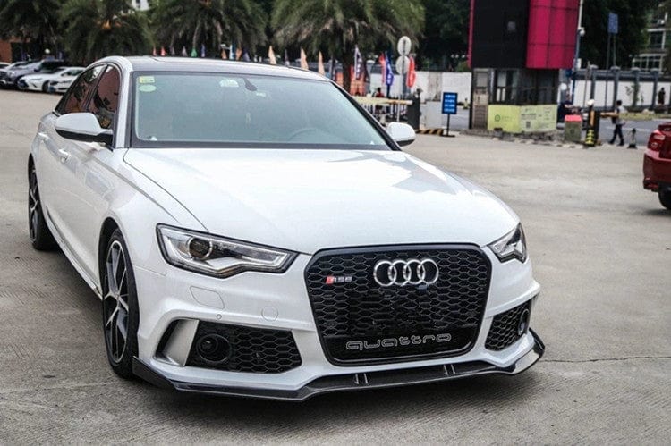 Audi RS6 (C7/C7.5) ABT Style Carbon Fibre Front Lip Spoiler - Twenty Two Tuning Front Lip