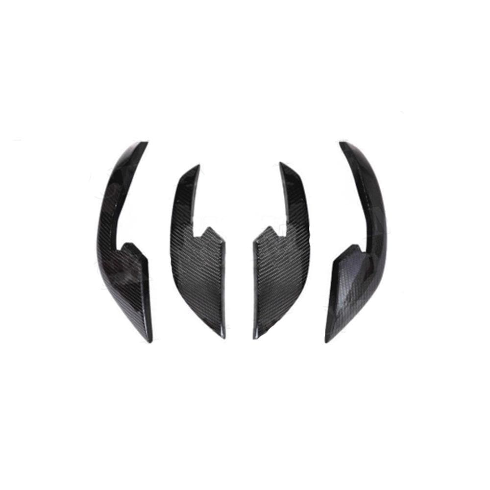 Audi RS6/RS7 (C7) ABT Style Carbon Fibre Front Bumper Canards - Twenty Two Tuning Front Canards/Bumper Inserts