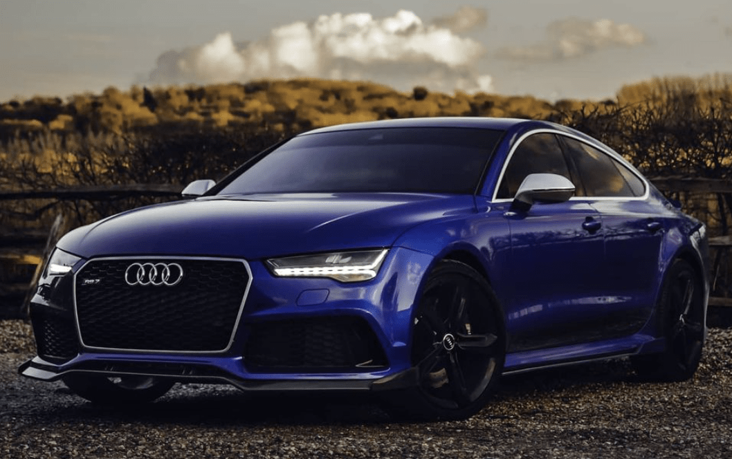Audi RS7 (C7/C7.5) ABT Style Carbon Fibre Front Lip Spoiler - Twenty Two Tuning Front Lip