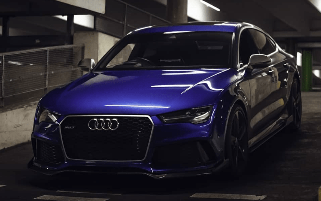 Audi RS7 (C7/C7.5) ABT Style Carbon Fibre Front Lip Spoiler - Twenty Two Tuning Front Lip