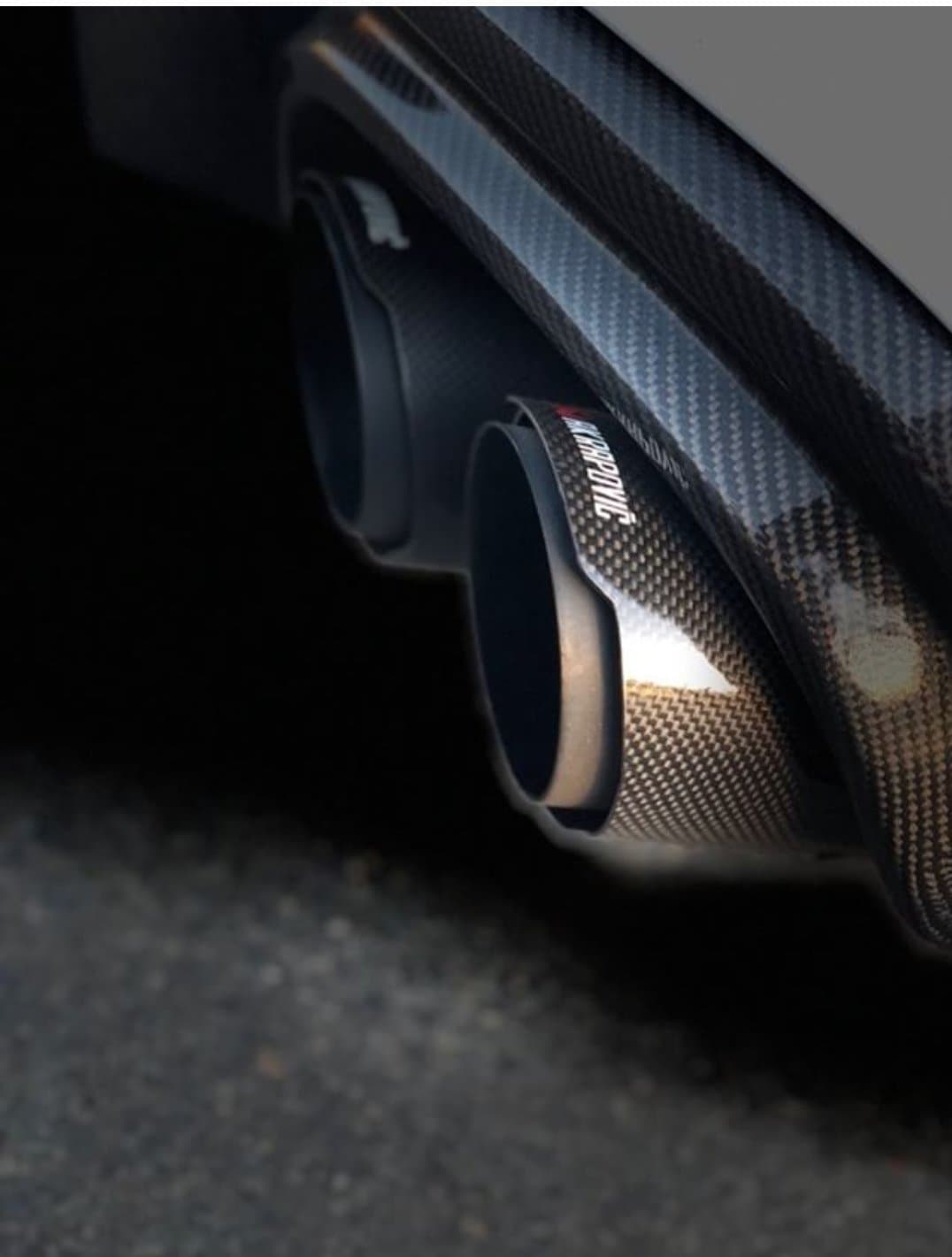 Audi S4 (B8/B8.5) Akrapovic Style Carbon Fibre Exhaust Tips - Twenty Two Tuning Exhaust Tips