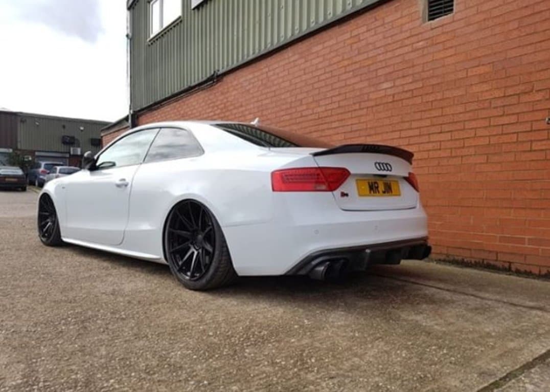 Audi S5 (B8/B8.5) Akrapovic Style Carbon Fibre Exhaust Tips - Twenty Two Tuning Exhaust Tips
