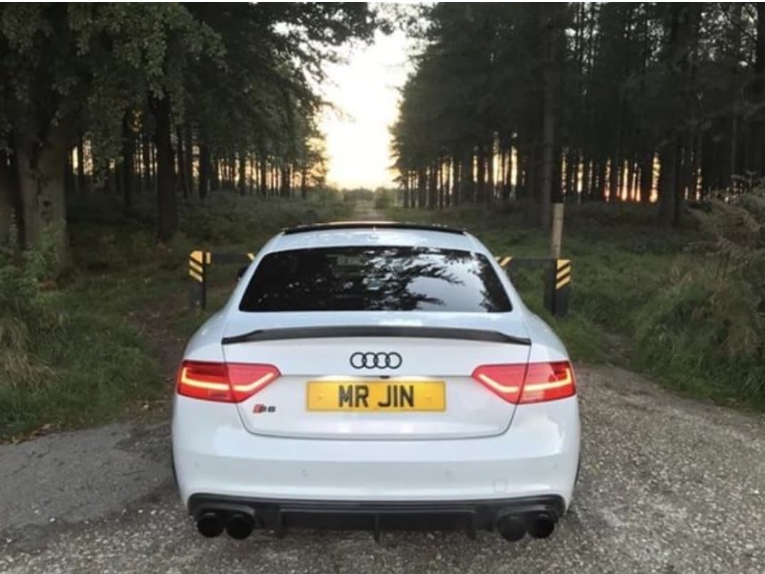 Audi S5 (B8/B8.5) Akrapovic Style Carbon Fibre Exhaust Tips - Twenty Two Tuning Exhaust Tips