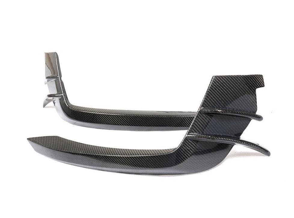 Audi S6 (C7) X Design Carbon Fibre Fog Cover Surrounds - Twenty Two Tuning Front Canards/Bumper Inserts