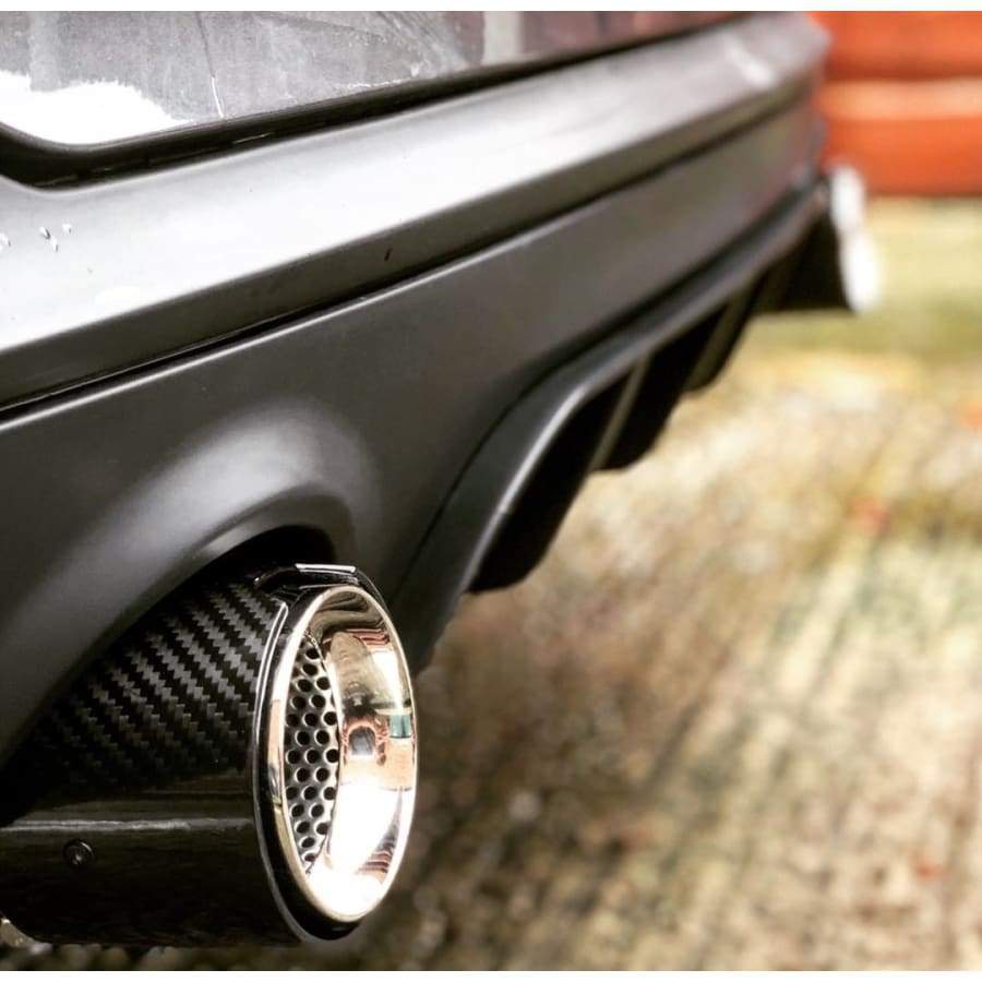 BMW 1 Series (F20/F21) M135I/M140I M Performance Style Carbon Fibre Exhaust Tips - Twenty Two Tuning Exhaust Tips
