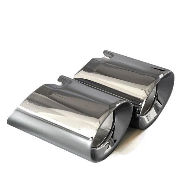 BMW 1 Series (F20/F21) M135I/M140I Stainless Steel Slash Cut Exhaust Tips - Twenty Two Tuning Exhaust Tips