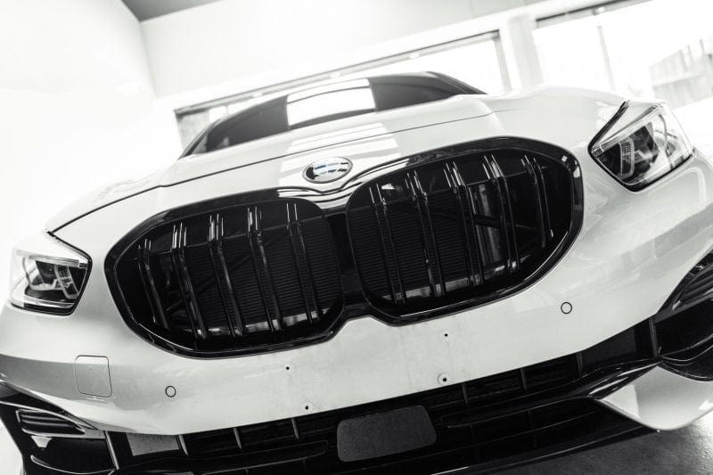BMW 1 Series (F40) M Performance Style Gloss Black Front Grille - Twenty Two Tuning Front Grille