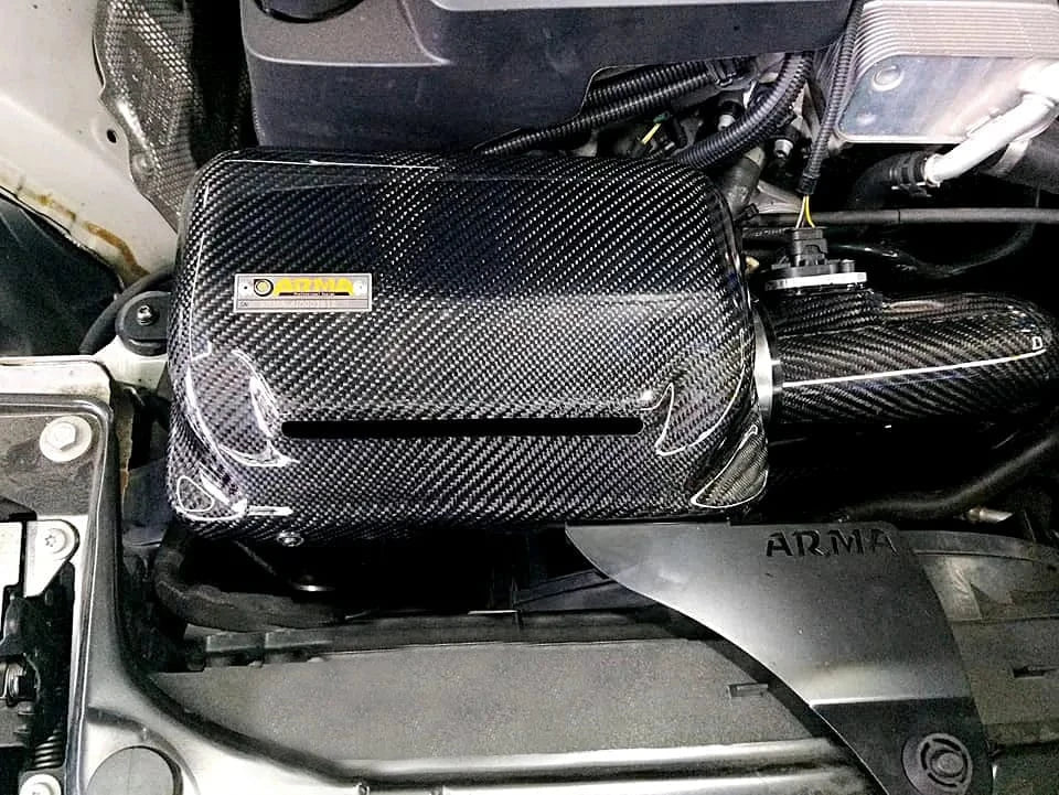BMW 1 Series N20 (F20/F21) 125I ARMASPEED Carbon Fibre Cold Air Intake - ARMASPEED Engine Bay