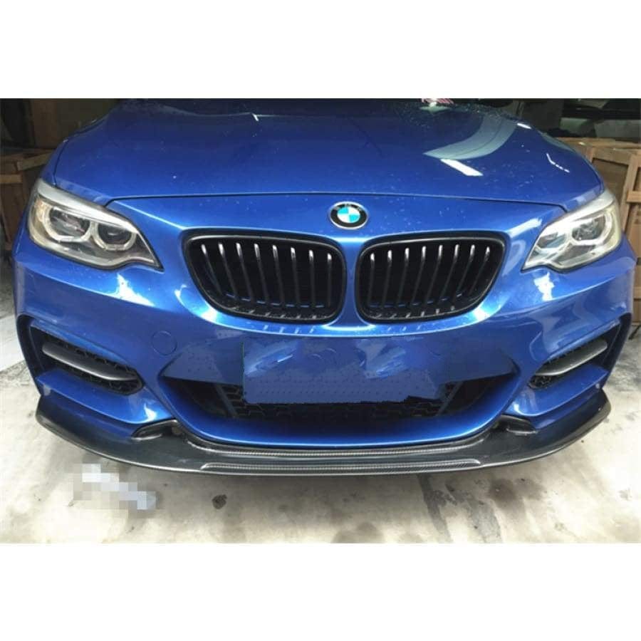 BMW 2 Series (F22/F23) Exotics Style Carbon Fibre Front Lip Spoiler - Twenty Two Tuning Front Lip