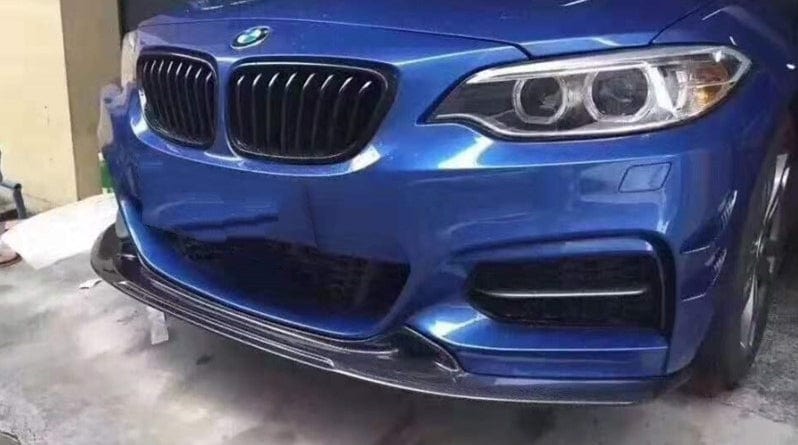 BMW 2 Series (F22/F23) Exotics Style Carbon Fibre Front Lip Spoiler - Twenty Two Tuning Front Lip