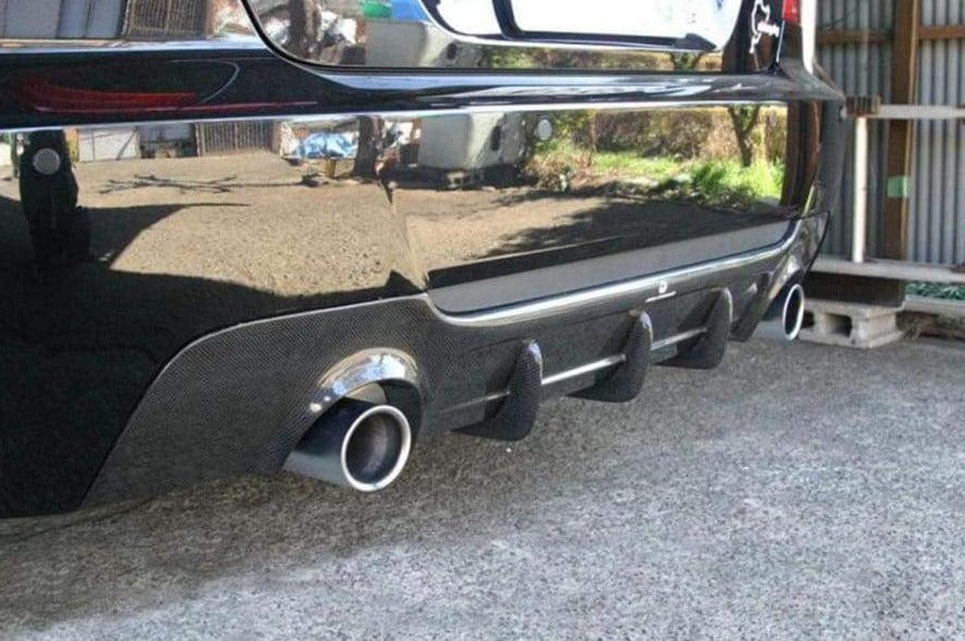 BMW 3 Series (E92/E93) 335I/335D M Tech Style Carbon Fibre Rear Diffuser - Twenty Two Tuning Rear Diffuser
