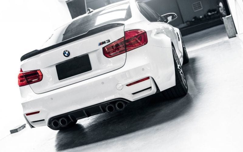 BMW 3 Series (F30) CS Style Carbon Fibre Rear Spoiler - Twenty Two Tuning Rear Spoiler