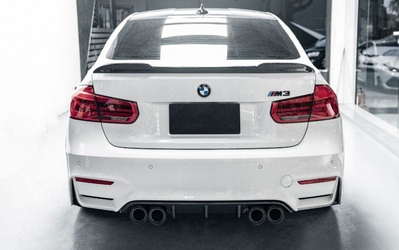 BMW 3 Series (F30) CS Style Carbon Fibre Rear Spoiler - Twenty Two Tuning Rear Spoiler