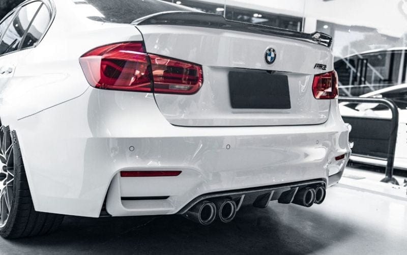 BMW 3 Series (F30) CS Style Carbon Fibre Rear Spoiler - Twenty Two Tuning Rear Spoiler